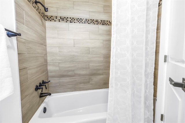 17601 Sterling Ter, Redington Shores, FL 33708 - bathroom with shower / bath combo with shower curtain