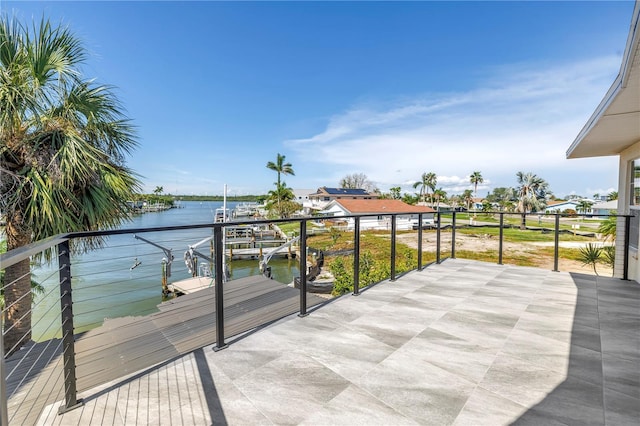 17601 Sterling Ter, Redington Shores, FL 33708 - balcony with a water view and a dock
