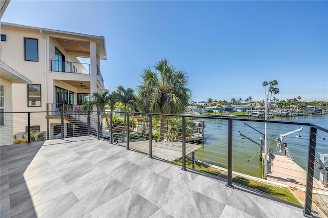 17601 Sterling Ter, Redington Shores, FL 33708 - wooden deck with a water view
