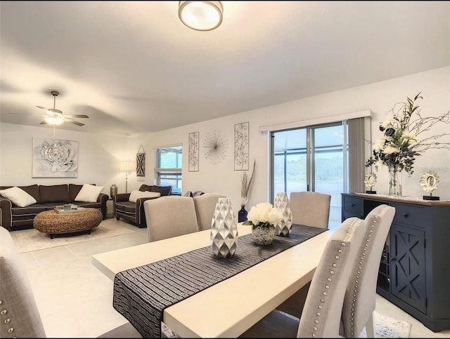4282 Salt Springs Ln, Lakeland, FL 33811 - dining area with ceiling fan