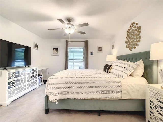 4282 Salt Springs Ln, Lakeland, FL 33811 - bedroom with carpet floors and a ceiling fan