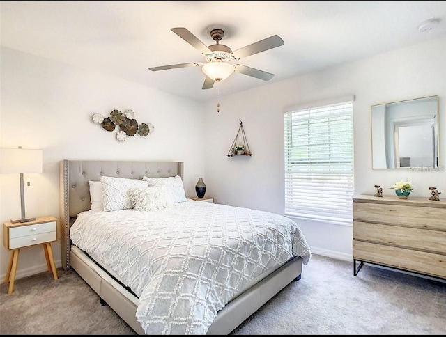 4282 Salt Springs Ln, Lakeland, FL 33811 - carpeted bedroom with baseboards and a ceiling fan