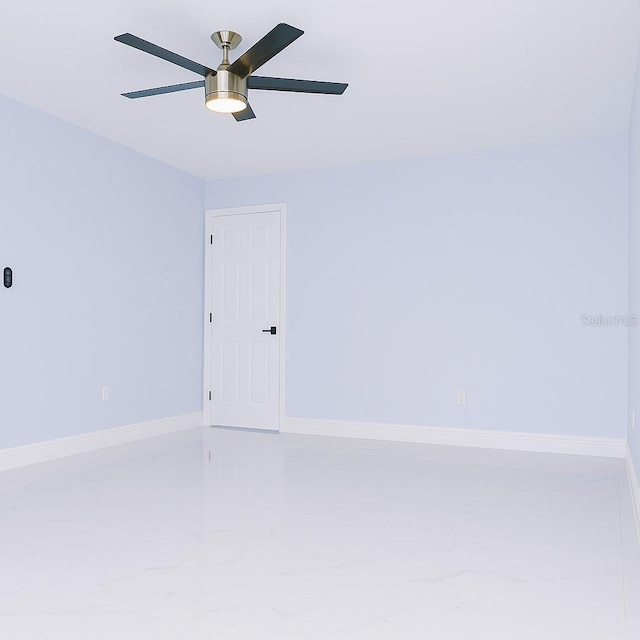 1302 Highview Rd, Brandon, FL 33510 - unfurnished room featuring ceiling fan and light tile patterned floors