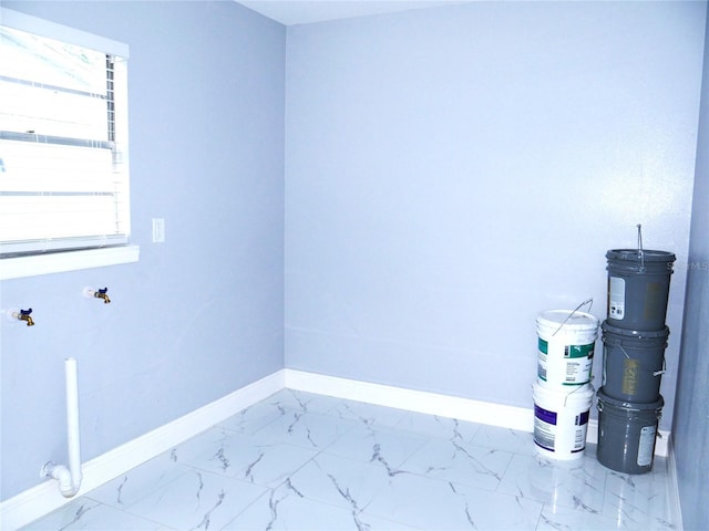 1302 Highview Rd, Brandon, FL 33510 - spare room with baseboards and marble finish flooring