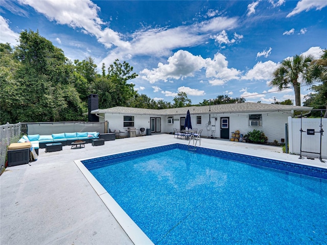 2937 Eagles Nest Rd, Fruitland Park, FL 34731 - view of swimming pool with an outdoor hangout area and a patio area