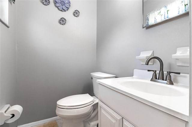 2719 N 91 Mine Rd, Bartow, FL 33830 - half bathroom featuring toilet and vanity