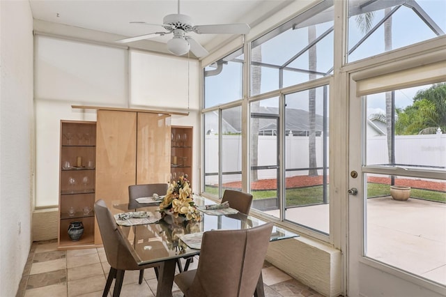 8704 Cypress Lakes Blvd, New Port Richey, FL 34653 - sunroom / solarium featuring healthy amount of natural light
