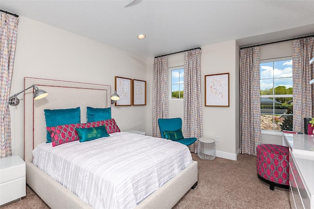 18469 Purple Creek Ln, Lutz, FL 33549 - bedroom featuring carpet flooring and recessed lighting