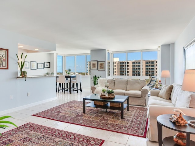 660 Island Way Unit 703, Clearwater Beach, FL 33767 - view of tiled living area