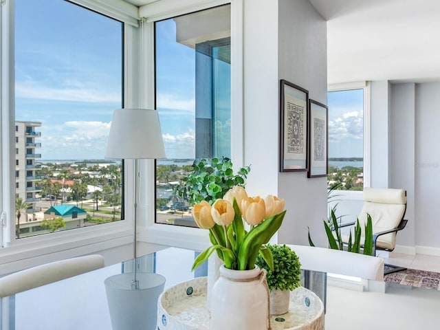 660 Island Way Unit 703, Clearwater Beach, FL 33767 - dining area featuring tile patterned floors