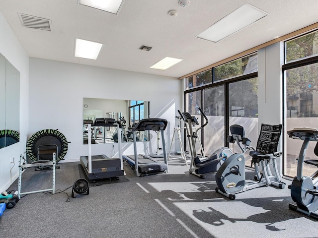 660 Island Way Unit 703, Clearwater Beach, FL 33767 - exercise room with plenty of natural light