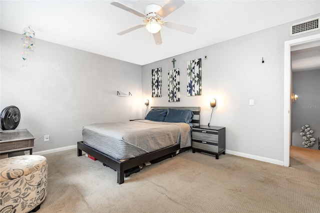 4905 25th St W Unit 101, Bradenton, FL 34207 - bedroom featuring carpet floors and ceiling fan