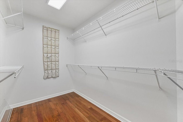 816 Sandringham Ln, Lutz, FL 33549 - spacious closet with wood finished floors