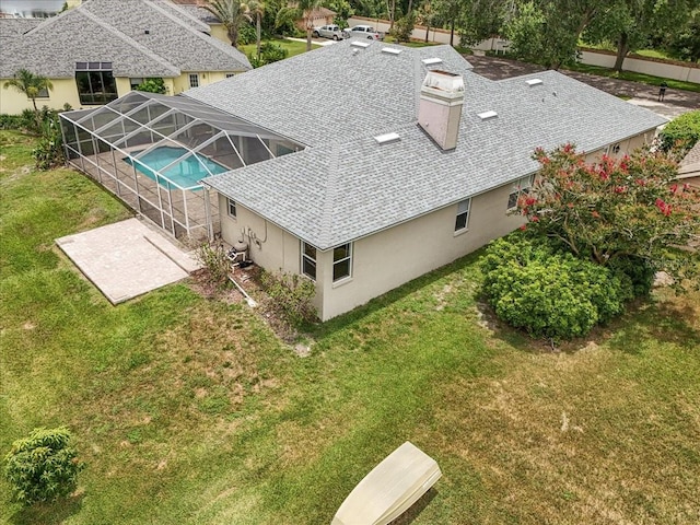 816 Sandringham Ln, Lutz, FL 33549 - view from above of property