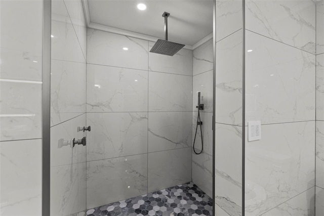 900 Oak Hollow Pl, Brandon, FL 33510 - bathroom featuring a marble finish shower
