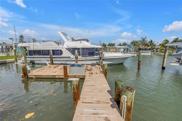557 Crystal Dr, Madeira Beach, FL 33708 - dock area featuring a water view