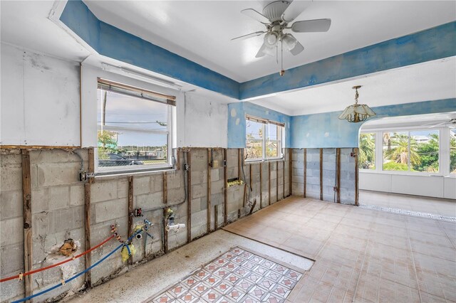 557 Crystal Dr, Madeira Beach, FL 33708 - unfurnished room with a ceiling fan