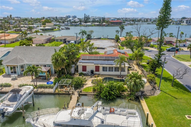 557 Crystal Dr, Madeira Beach, FL 33708 - aerial view of property and surrounding area with a large body of water