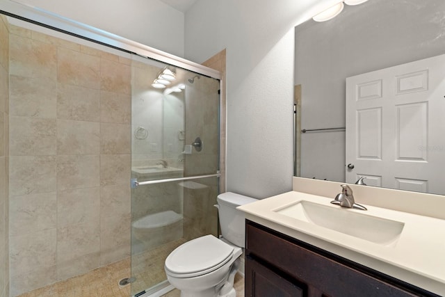 1304 Lorea Ln, Brandon, FL 33511 - bathroom featuring a stall shower and vanity