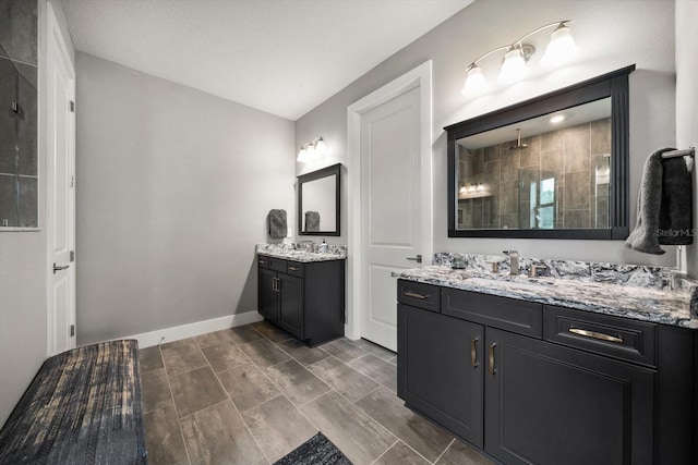 2516 Cobalt Shores Ln, Clearwater, FL 33761 - full bath with two vanities and tiled shower