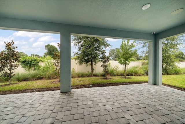 2516 Cobalt Shores Ln, Clearwater, FL 33761 - fenced backyard featuring a patio