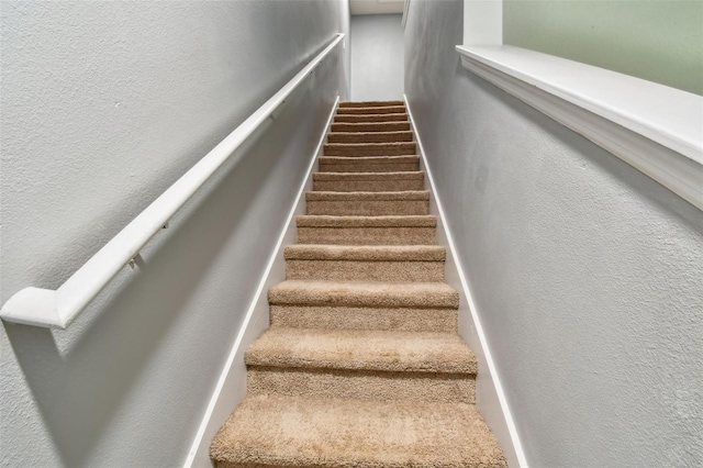 10409 Orchid Mist Ct, Riverview, FL 33578 - stairway with a textured wall