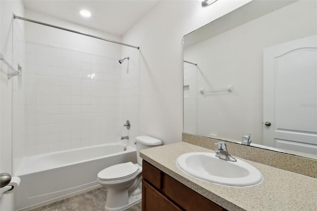 10409 Orchid Mist Ct, Riverview, FL 33578 - bathroom with vanity and  shower combination