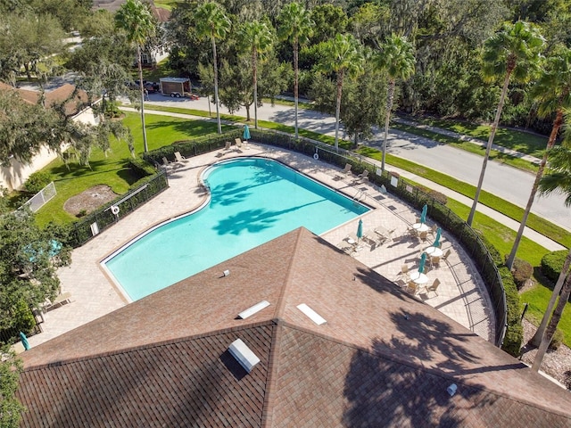 10409 Orchid Mist Ct, Riverview, FL 33578 - community pool featuring view of scattered trees