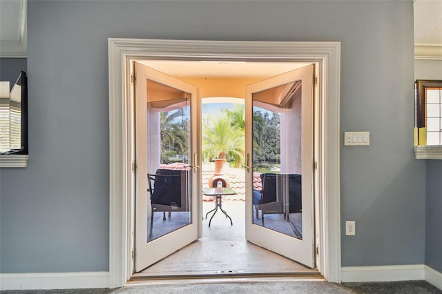 1020 Charles St, Clearwater, FL 33755 - doorway with baseboards