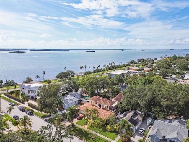 1020 Charles St, Clearwater, FL 33755 - aerial view of residential area featuring a nearby body of water