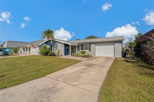 3823 Sail Dr, New Port Richey, FL 34652 - single story home with driveway, an attached garage, and stucco siding