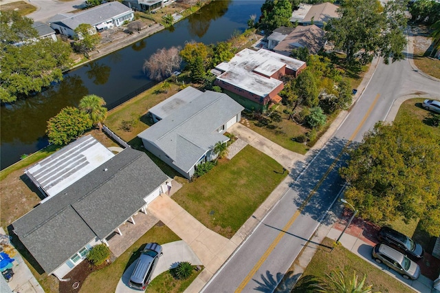 3823 Sail Dr, New Port Richey, FL 34652 - aerial view of residential area featuring a nearby body of water