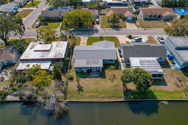 3823 Sail Dr, New Port Richey, FL 34652 - aerial view of residential area with a large body of water