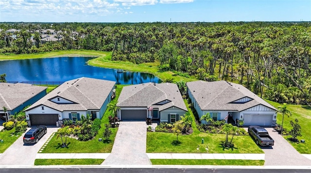 5413 Badini Way, Palmetto, FL 34221 - view of subject property with a nearby body of water and a heavily wooded area