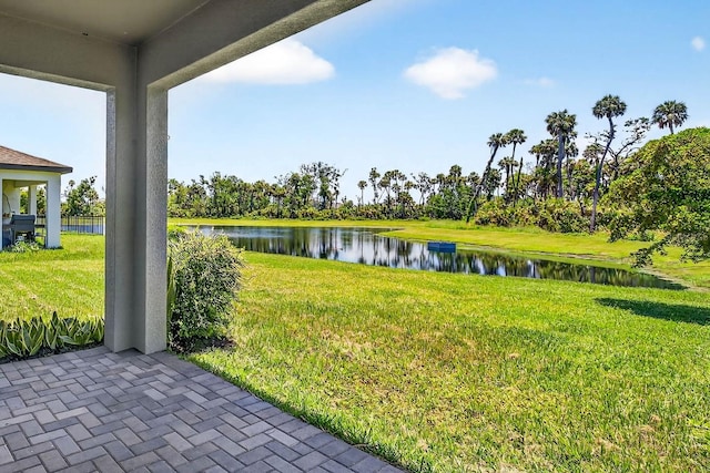 5413 Badini Way, Palmetto, FL 34221 - view of green lawn with a water view