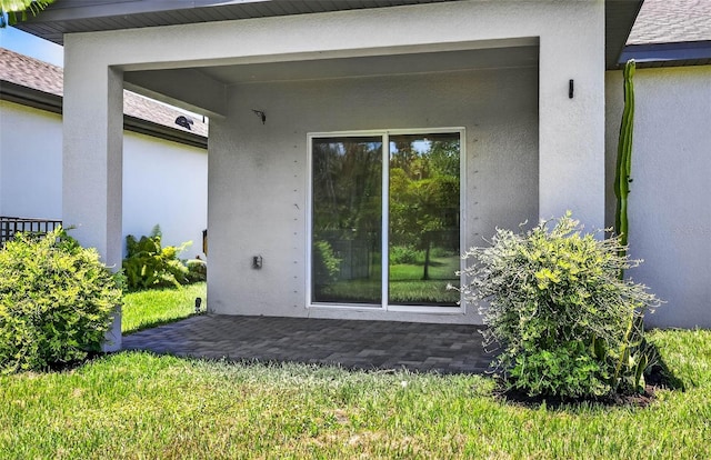 5413 Badini Way, Palmetto, FL 34221 - entrance to property with stucco siding