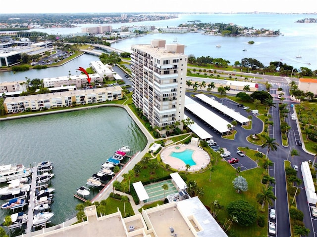 7401 Bay Island Dr S Unit 338, South Pasadena, FL 33707 - bird's eye view of a large body of water