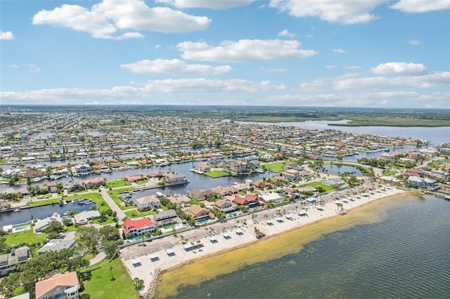 5521 Windward Way, New Port Richey, FL 34652 - aerial perspective of suburban area featuring a large body of water