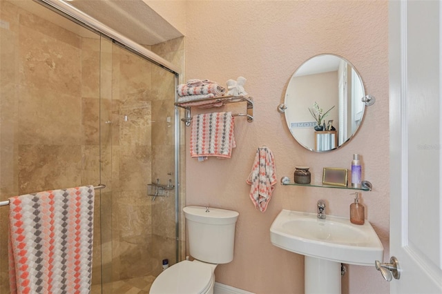 5521 Windward Way, New Port Richey, FL 34652 - full bathroom with toilet and a shower stall
