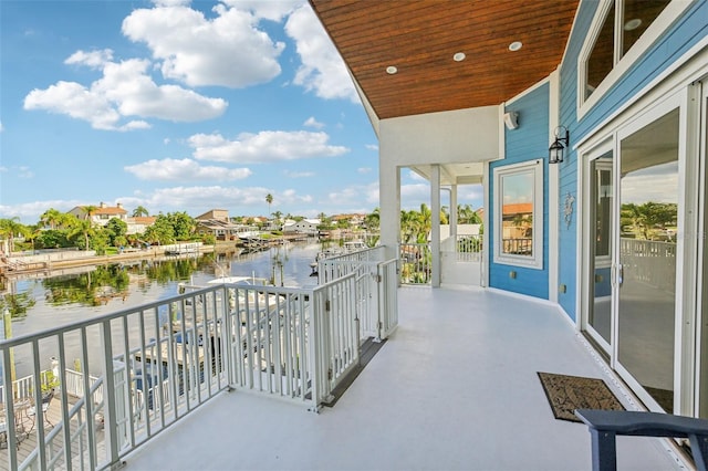 5521 Windward Way, New Port Richey, FL 34652 - balcony with a water view