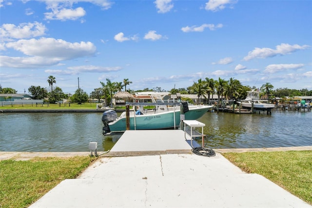 11599 Grove St, Seminole, FL 33772 - dock featuring a water view