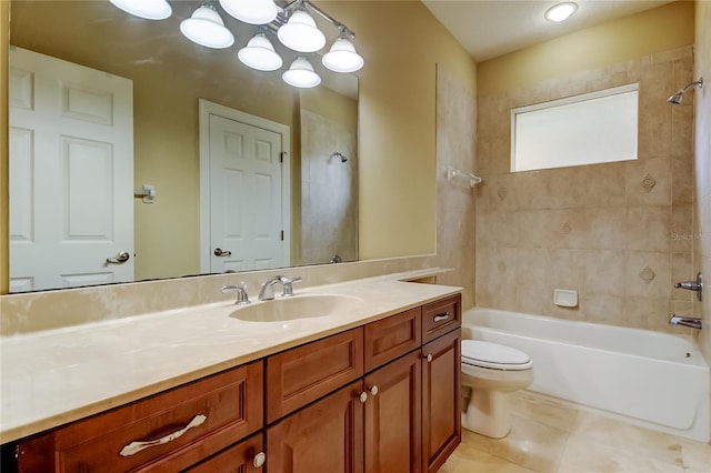 10504 Sabella Dr, Trinity, FL 34655 - full bath featuring vanity, tub / shower combination, and tile patterned floors
