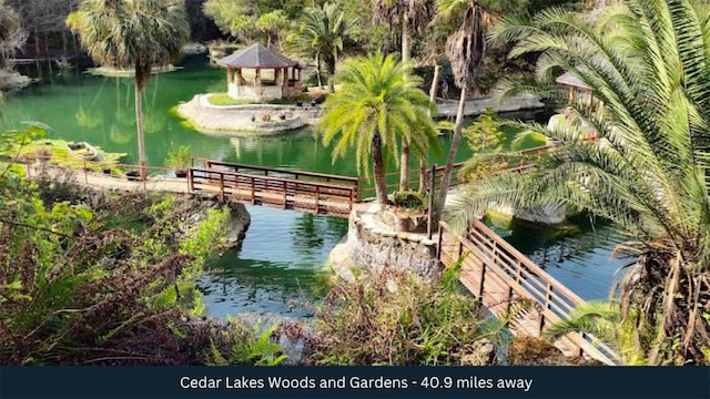 4251 E Walker St, Inverness, FL 34453 - surrounding community featuring a gazebo and a water view