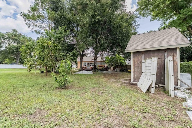 1100 Lowry Ave Unit 7, Lakeland, FL 33801 - view of yard featuring a storage shed