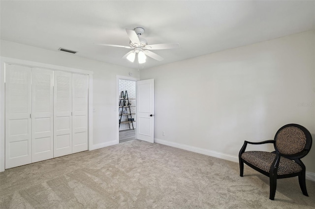 2004 Varner Cir, Winter Haven, FL 33884 - unfurnished room with a ceiling fan and carpet flooring