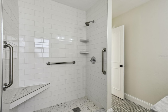 2004 Varner Cir, Winter Haven, FL 33884 - full bath featuring a shower stall and baseboards