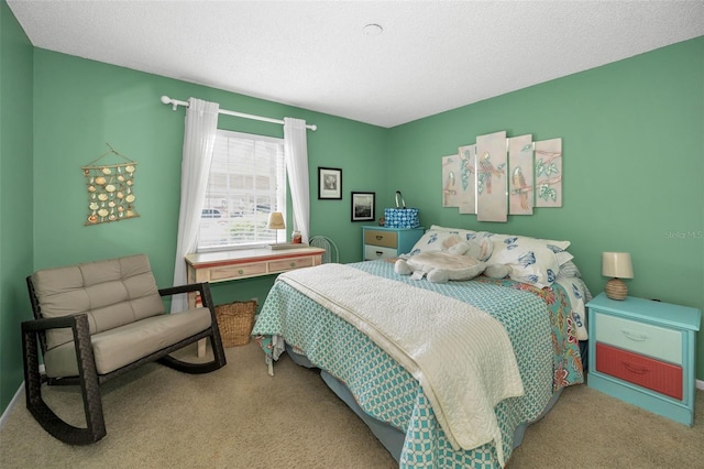 5265 E Bay Dr Unit 313, Clearwater, FL 33764 - bedroom featuring carpet and a textured ceiling