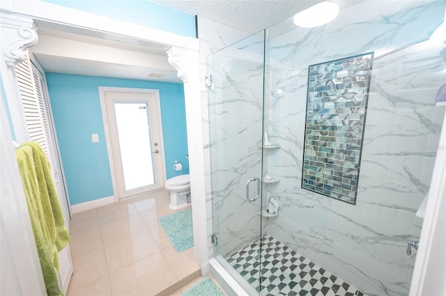 4239 Cardoon Dr, New Port Richey, FL 34653 - full bathroom with a marble finish shower and toilet