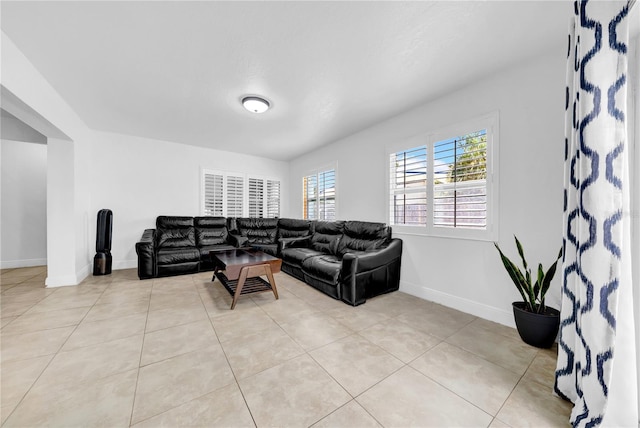 12402 84th Way, Largo, FL 33773 - living area featuring light tile patterned flooring