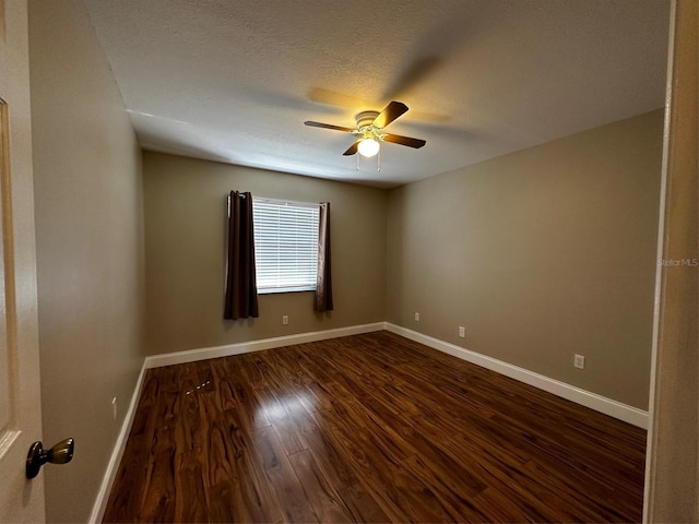 405 Gladstone Pl Unit 0, Sun City Center, FL 33573 - empty room featuring dark wood-type flooring and ceiling fan